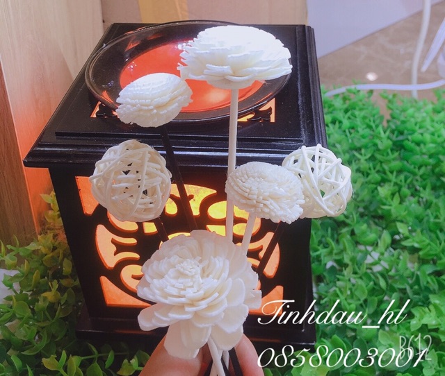 Set 6 que mây khuếch tán tinh dầu