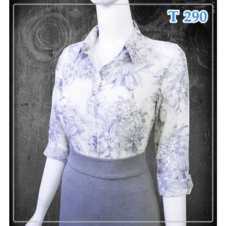 [45-70kg_ Hình thật 100%]_ Áo somi nữ tay dài, T 290