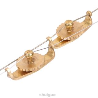 1pair Copper Erhu Trimmer Fine Tuning Instrument Manual Portable Musical Accessories Urheen Tuners