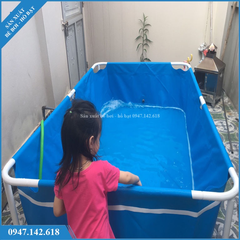 Bể bơi cho bé KT 2.2x1.3x0.8m