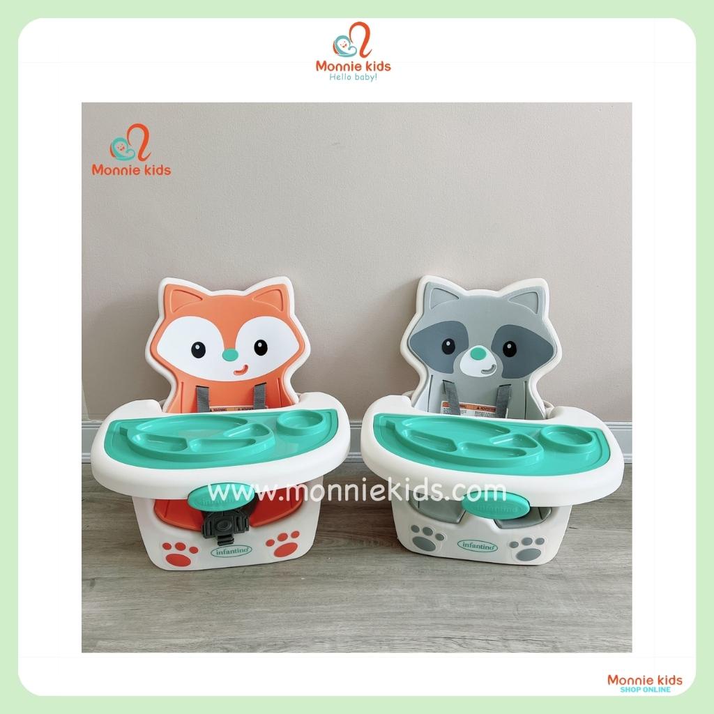 Ghế ngồi ăn dặm di động Infantino Grow with me 4 in 1, bàn ăn đa năng cho bé - Monnie Kids