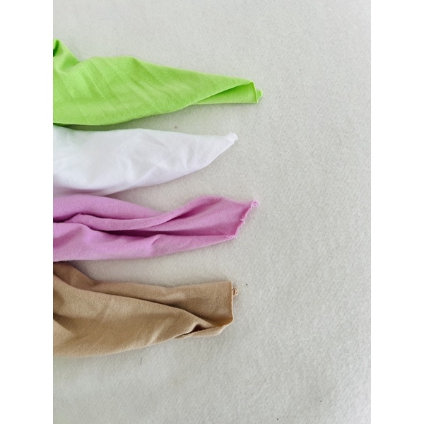 Vải thun cotton 4c tông màu sáng