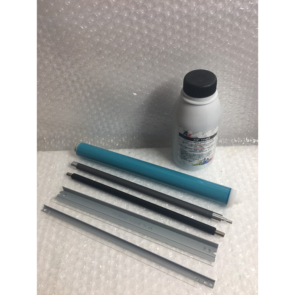Bộ linh kiện hộp mực máy in 35A 85a 78a 83a 337 328: Mực nạp, Trống Drum, Trục từ, sạc, gạt lớn nhỏ new
