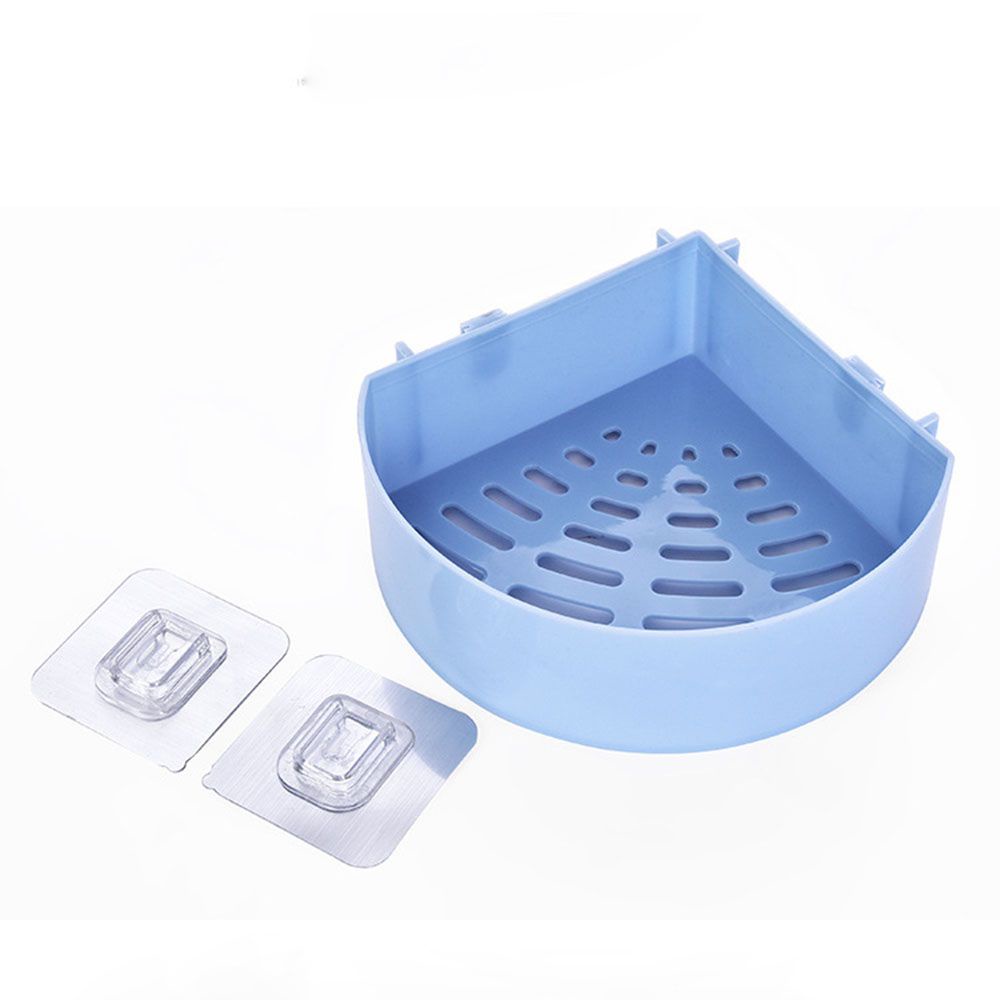 Giá Đỡ Đựng Xà Phòng Bằng Nhựa Gắn Góc Tường Không Cần Đinh Tiện Dụng Cho Phòng Tắm