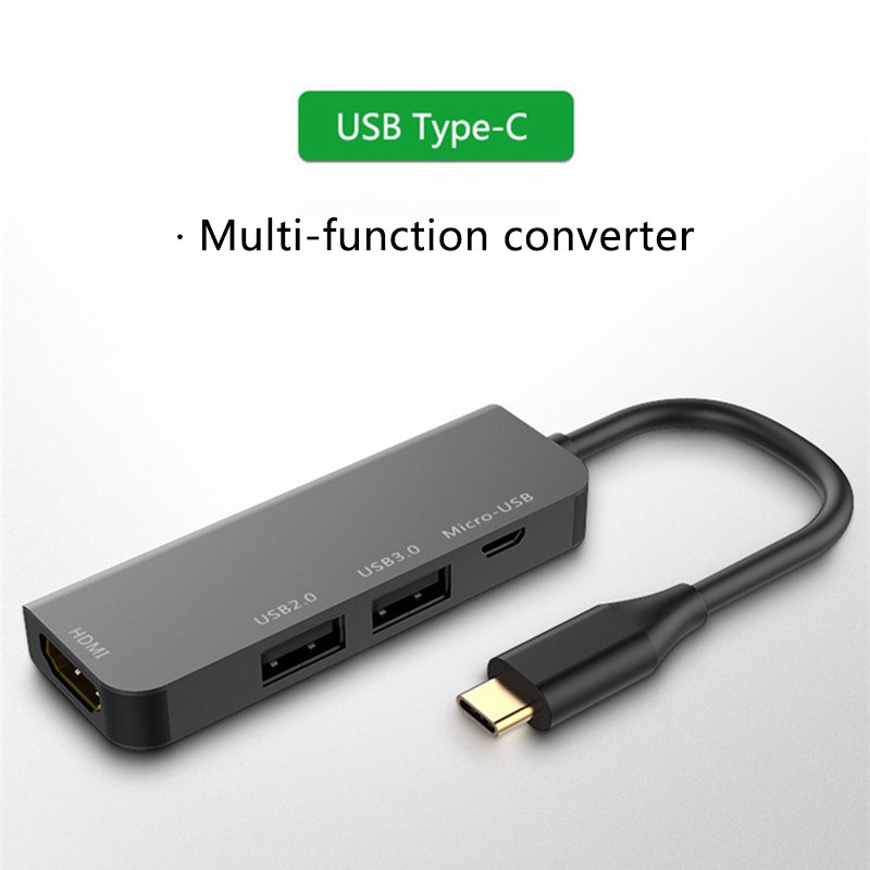 Đế Sạc Loại C Usb 3.0 + Usb2.0 + Micro-Usb + Hdmi-Compatible