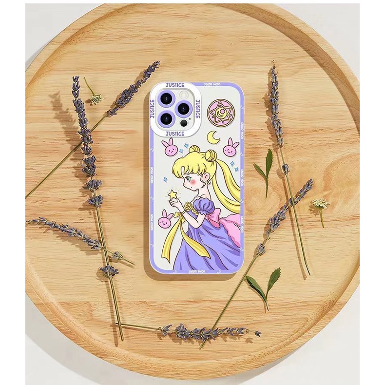 Sailor Moon Ốp Điện Thoại Trong Suốt In Hình Thủy Thủ Mặt Trăng Cho Iphone 6 / 6plus / 6splus / 7 / 7plus / 8 / 8plus / x / xs / xr / se / 11 / 12 / 13 / 14 / pro / max