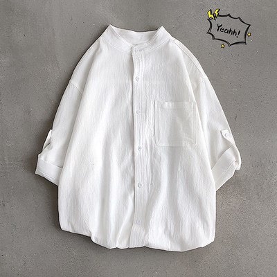 Áo Sơ mi unisex, chất đũi chun mền nam nữ đều mặc được, mang lại cảm giác thoải mái dễ chịu SM NAM SẮN TAY