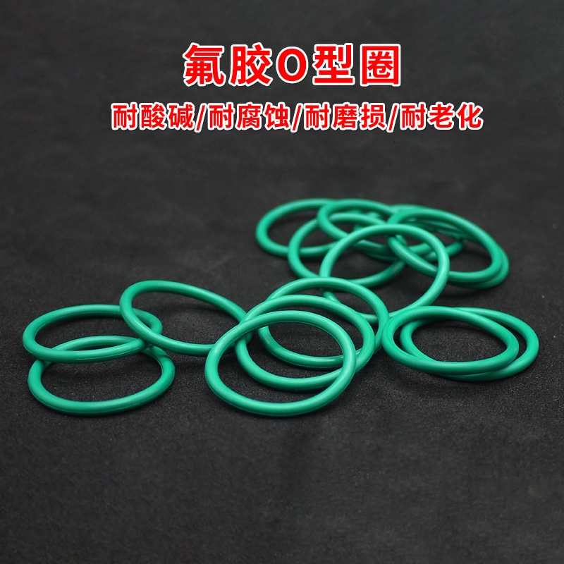 Vòng Cao Su Tròn Đường Kính Ngoài 10-57 * Đường Kính 3.1mm Màu Xanh Lá