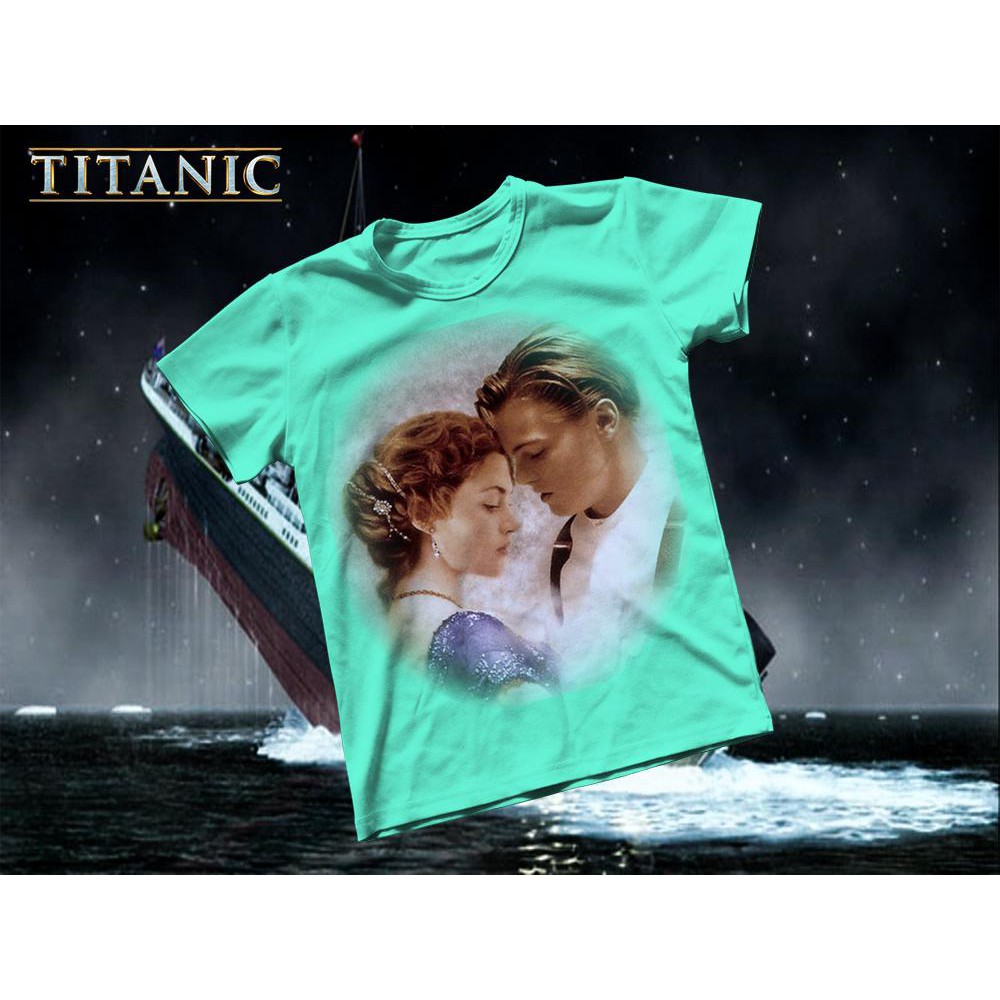 Áo thun Cotton Unisex - Movie - Titanic - Jack và rose