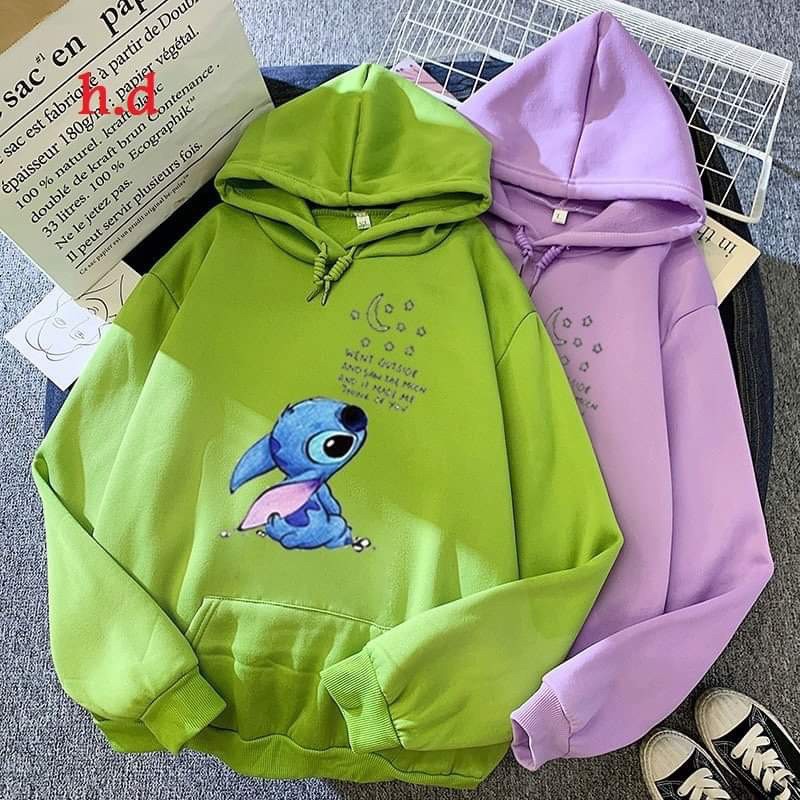 Áo hoodie stick ngắm trăng sao HT11