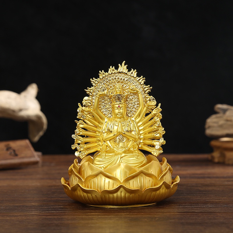 Tượng Phật Bà Quan Âm Nghìn Tay Đặt Taplp Ô Tô