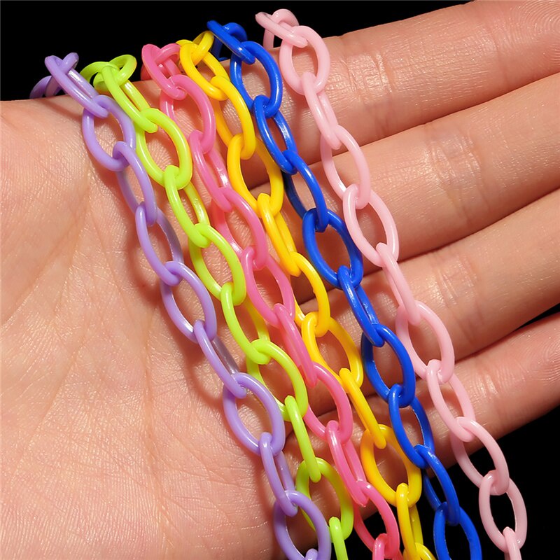 Dây đeo mắt kính bằng Acrylic trong suốt sáng màu độc đáo