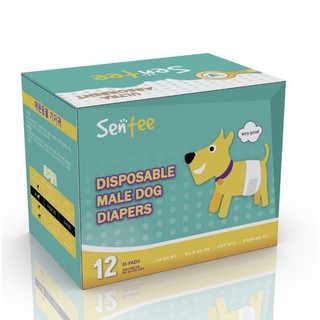 Tã bỉm cho chó Senfee (giống đực) 12 miếng