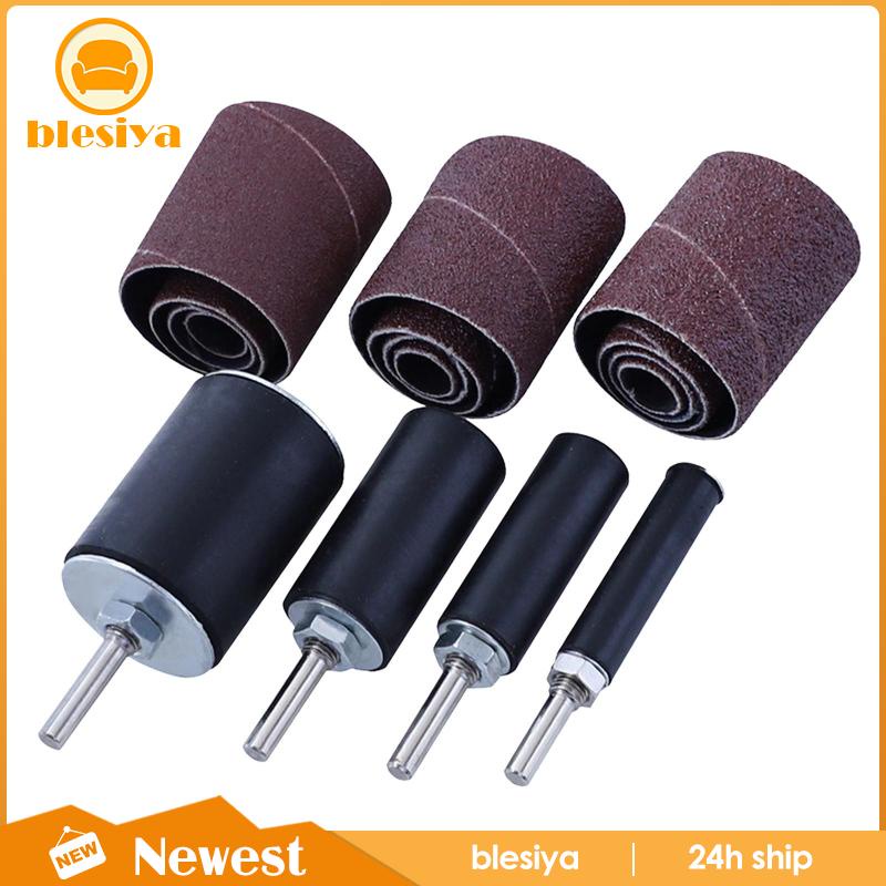 [Blsiya] Giấy Nhám Giấy Nhám Cuộn Tròn Trục Kim Loại Thiết Bị Làm Việc