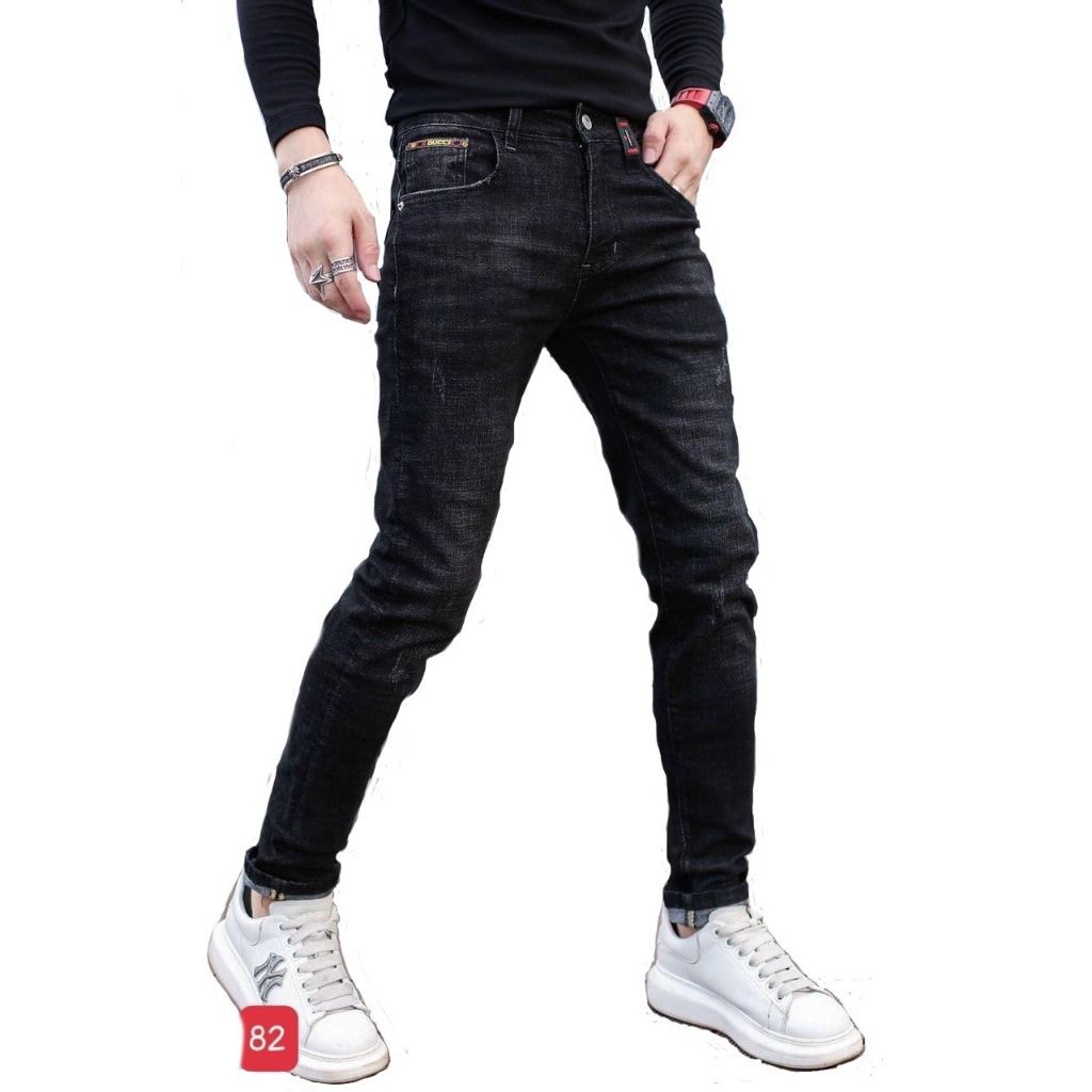 Quần Jean Nam-Quần Bò Nam Đen Nâu Trơn Đơn Giản Nhưng Phong Cách 🔵 FREE SHIP 🔵DRXM( hình thật )