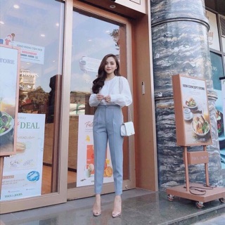 Quần baggy tây nút bọc BSK