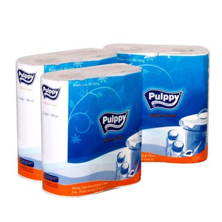 Combo 5 bịch Khăn Giấy Đa Năng Pulppy (2 Cuộn)