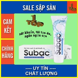 Gel Subạc subac tuyp 25g - top1pharmacy