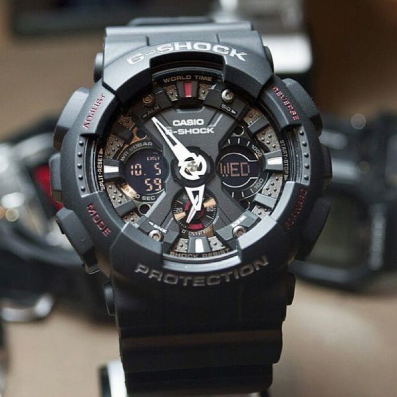 Đồng hồ nam dây nhựa G-SHOCK chính hãng Casio Anh Khuê GA-120-1ADR | BigBuy360 - bigbuy360.vn