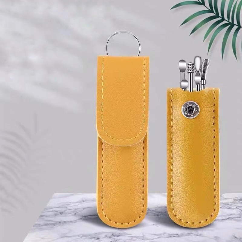 Bộ Dụng Cụ Lấy Ráy Tai 6 Món Thép Không Gỉ Cao Cấp