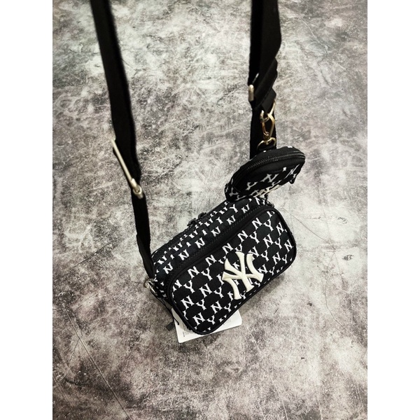 Túi Đeo Chéo Kèm Ví Nhỏ Đen/Nâu