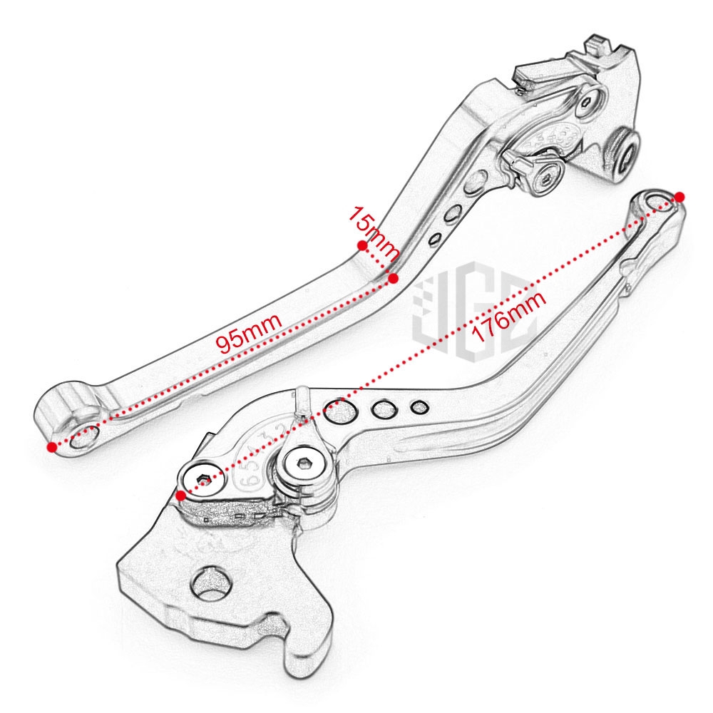 Tay Thắng Bằng Hợp Kim Cnc Cho Xe Mô Tô Yamaha M-Slaz150 Tfx150