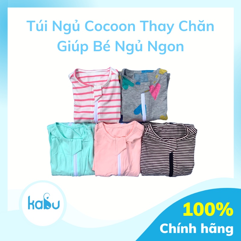KABU - Túi Ngủ Cocoon Chính Hãng, Túi Ngủ Thay Chăn Giúp Bé Ngủ Ngon, An Toàn