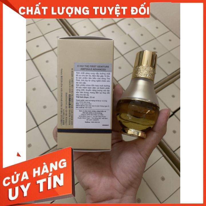 🔥Siêu HOT🔥Chai tinh chất vàng Ohui the first Ampoule Advanced 10ml.