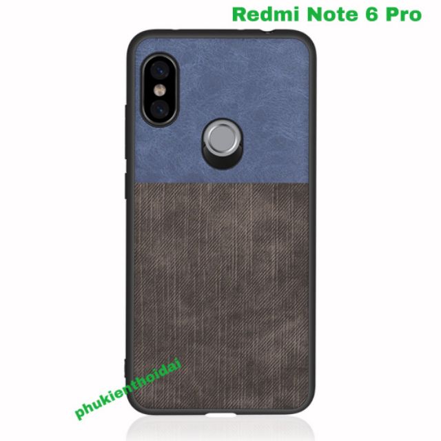 Ốp lưng Redmi Note 6 Pro FREESHIP Từ 50k vân da Bò thời trang cao cấp