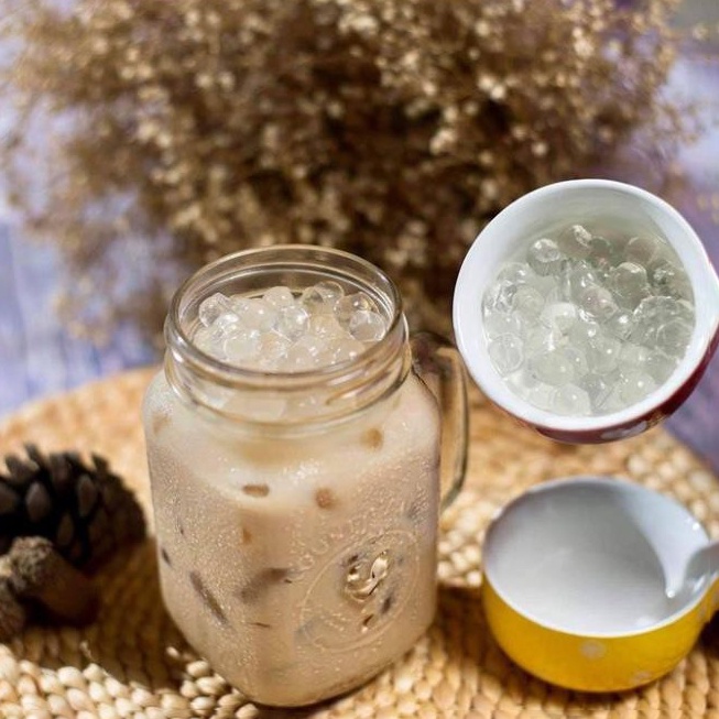 Trân châu 3q trắng giòn bịch 250g - BẾP NGUYÊN KHOA