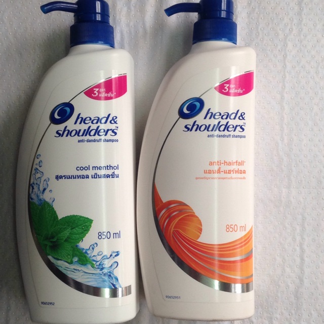 Dầu gội head&amp;shoulders 850ml Thái lan mẫu chai mới