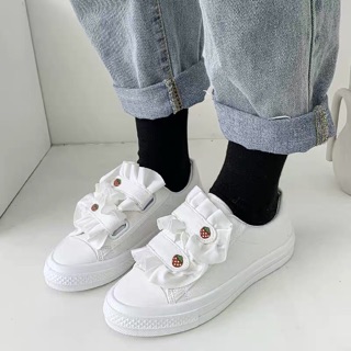[ORDER] Giày ullzang quả dâu viền bèo