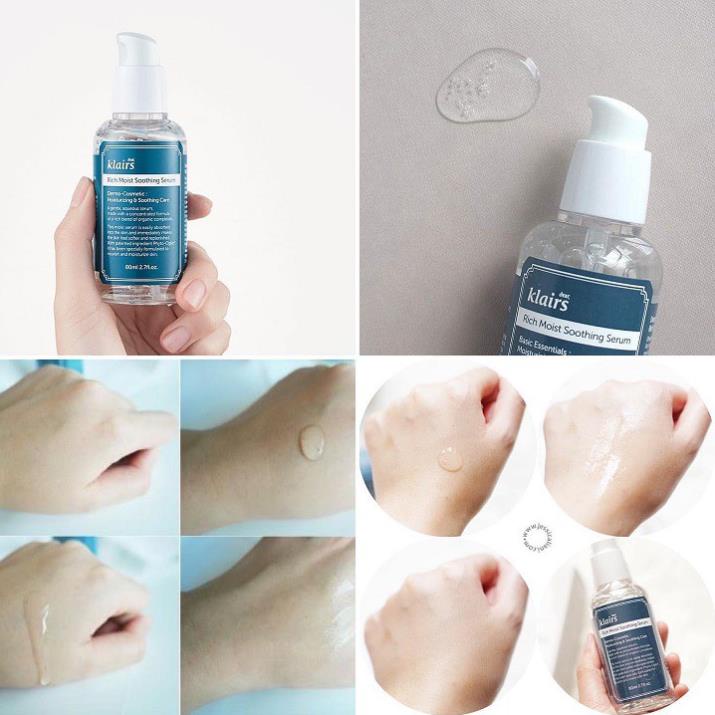 Serum Dear Klairs Rich Moist Smoothing 80ml cấp ẩm giúp căng mướt da | BigBuy360 - bigbuy360.vn