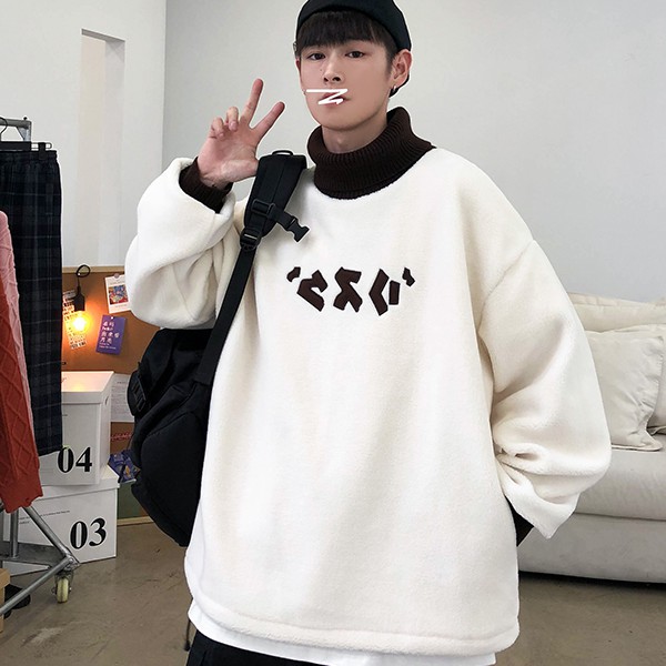Áo Sweater Dáng Rộng Phong Cách Hàn Quốc Thời Trang Cho Nam | BigBuy360 - bigbuy360.vn