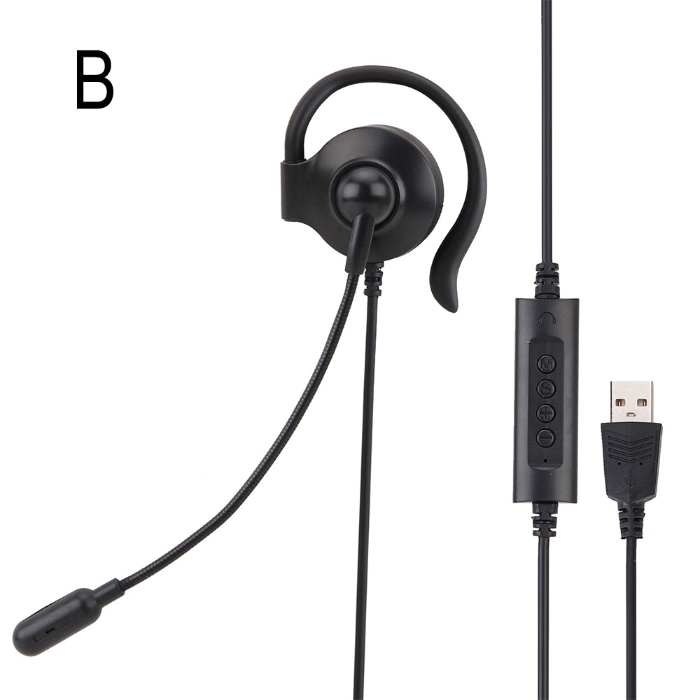Tai nghe chụp tai VIRWIR chống ồn có dây USB dành cho máy tính bàn/ laptop