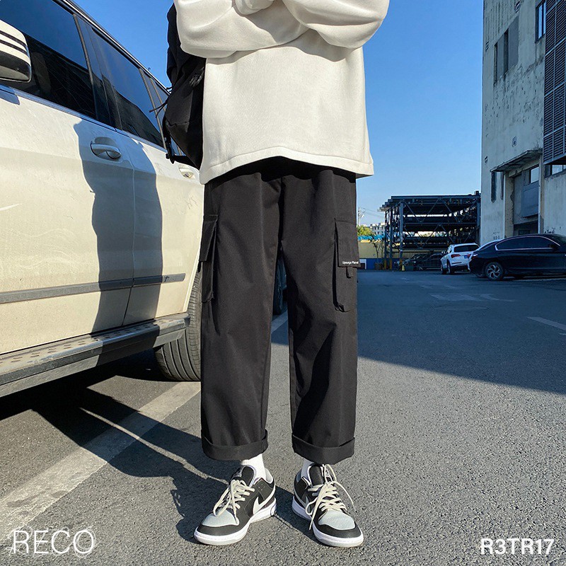 Quần vải nam Hàn Quốc cao cấp dáng rộng Trousers Loose R3TR17