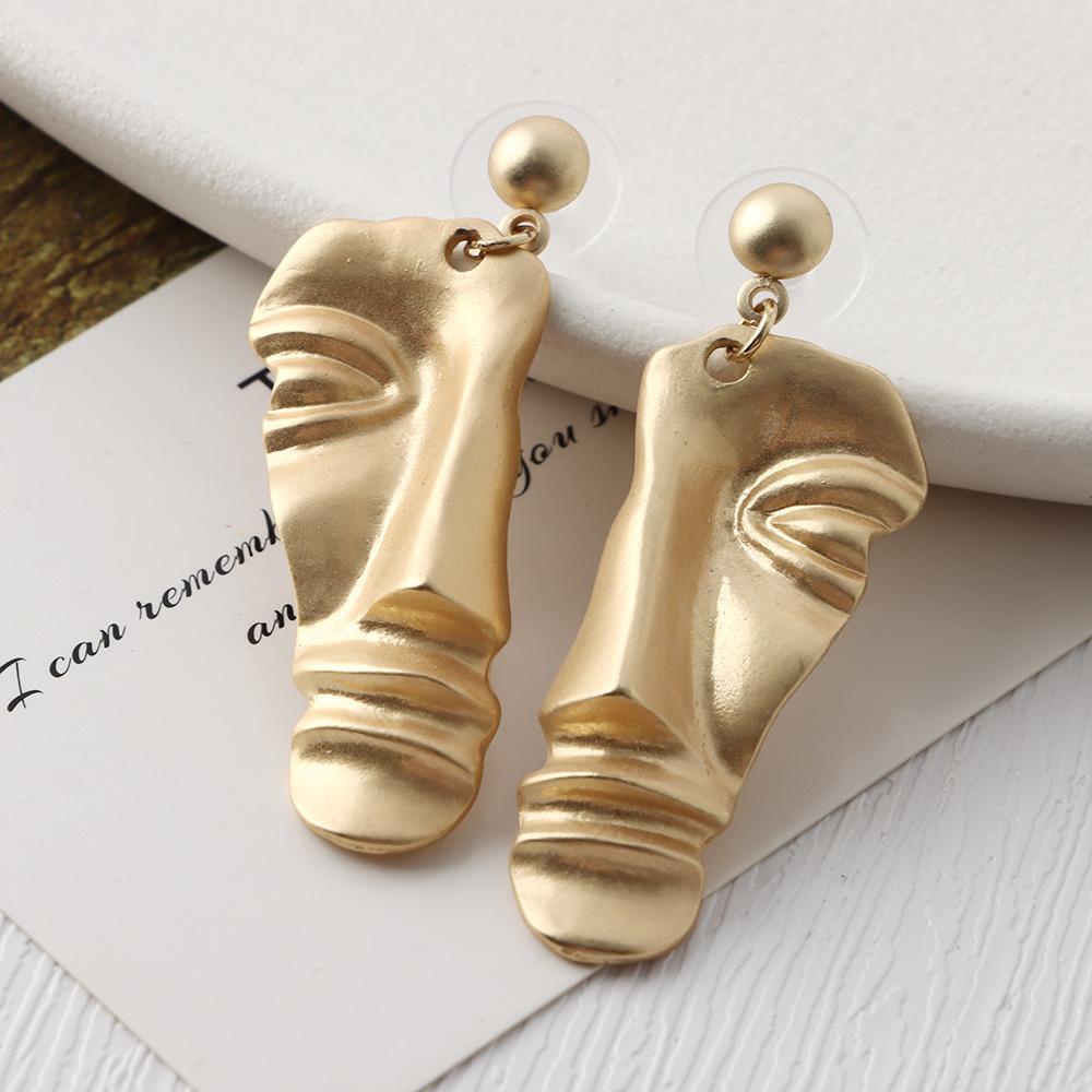 1 Cặp Bông Tai Thả Mặt Bằng Hợp Kim Cho Nữ