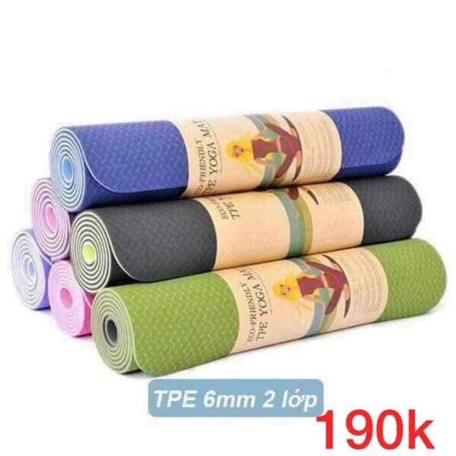 Sỉ thảm tập yoga 2 lớp