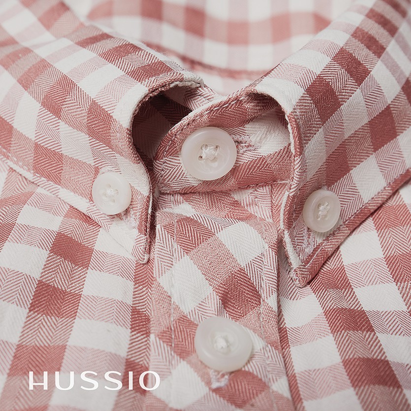 Áo sơ mi nam tay ngắn HUSSIO form suông năng động | BigBuy360 - bigbuy360.vn
