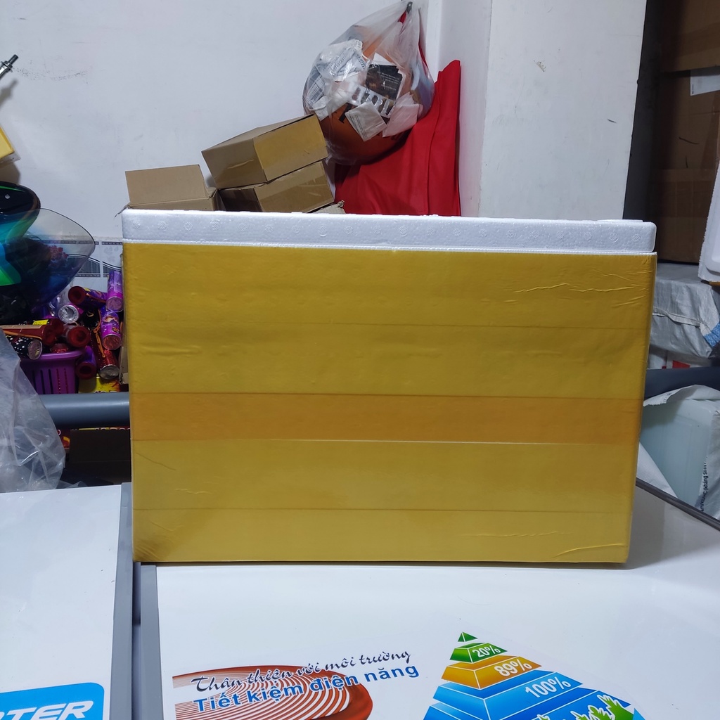 Thùng xốp giữ nhiệt loại 50cm 37cm 35cm đựng đá hải sản hoa quả đựng đồ trồng cây nuôi cá
