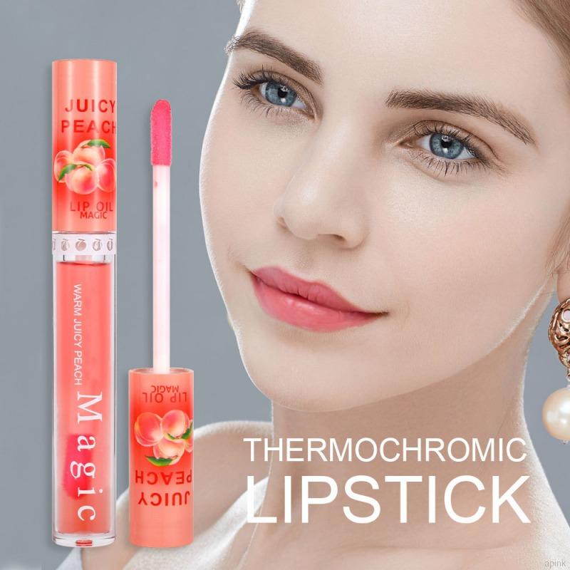 [Hàng mới về] Son Bóng Đổi Màu Không Dính Thành Cốc Lâu Trôi Hương Đào 6ml | BigBuy360 - bigbuy360.vn
