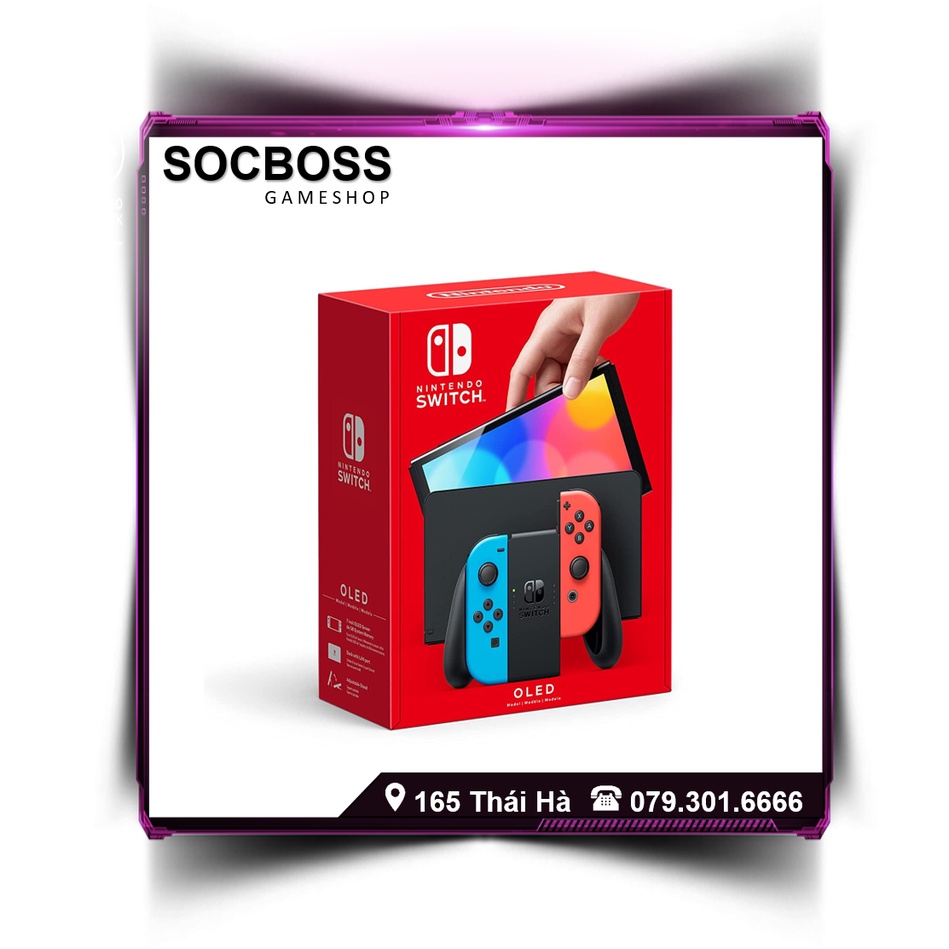 Máy Nintendo Switch OLED Model Neon Blue and RED