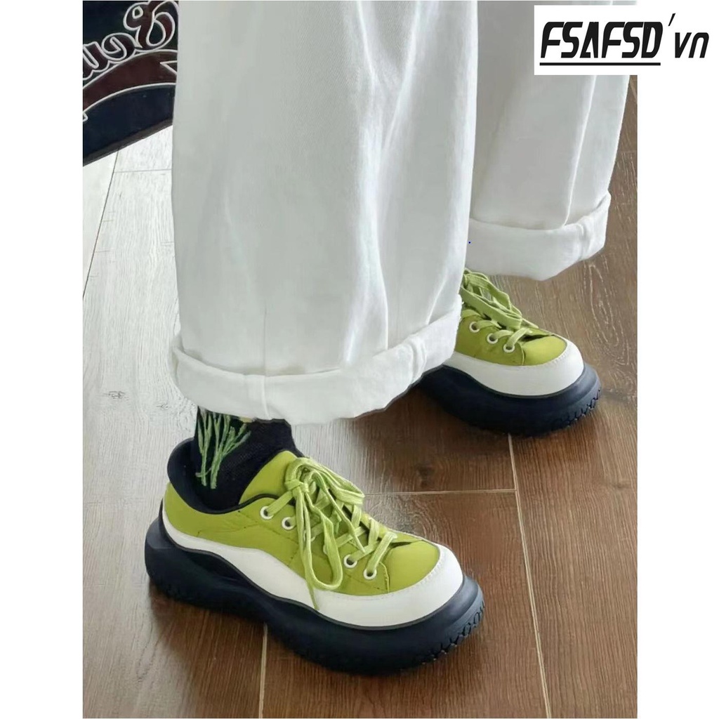 Giày Thể Thao Canvas Đế Dày Thời Trang Nữ Tính