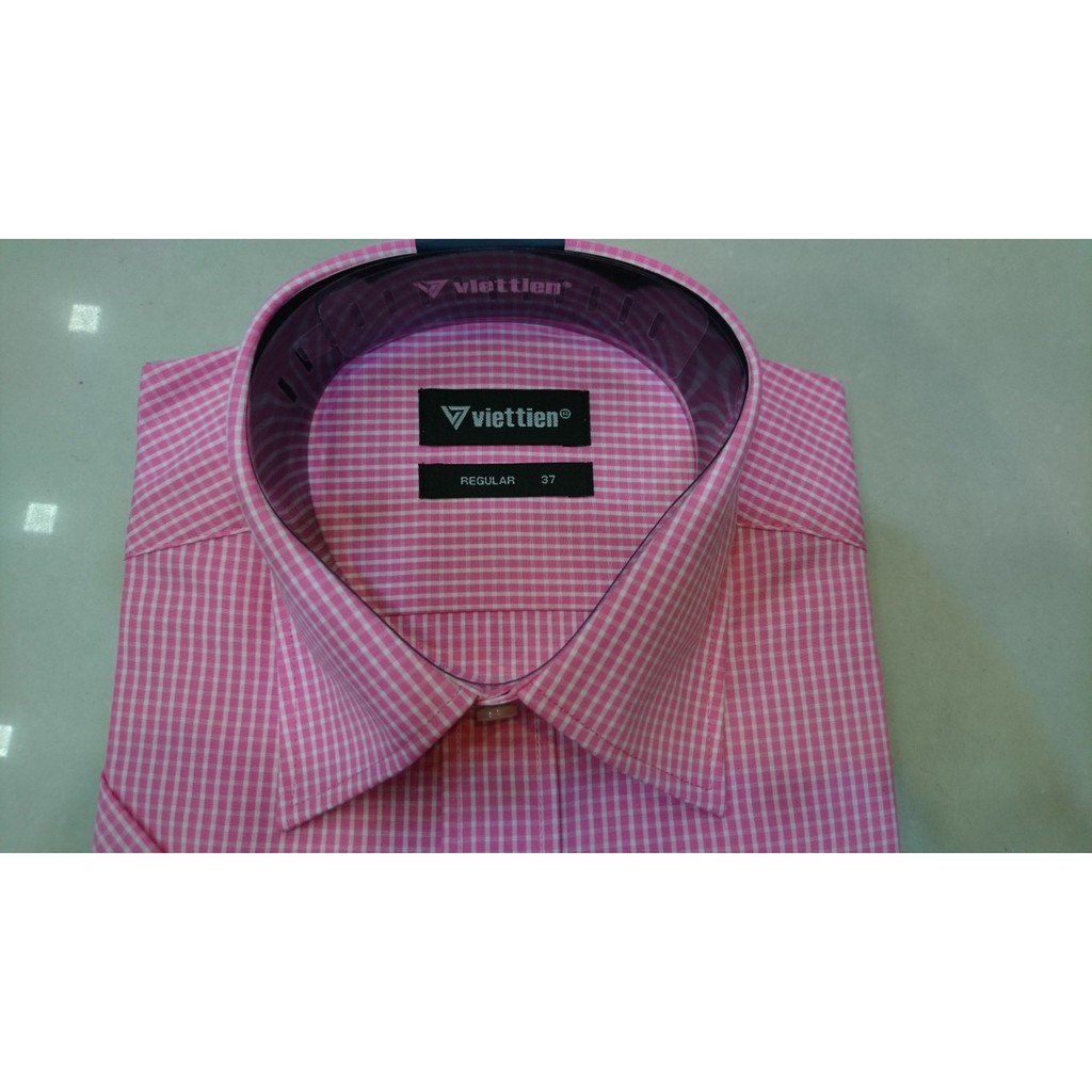 Áo sơ mi ngắn tay hiệu Việt Tiến (giá mác 320k) | BigBuy360 - bigbuy360.vn