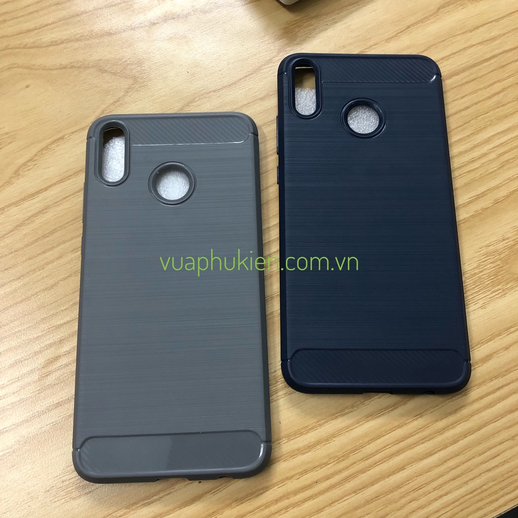 Ốp lưng Huawei Honor 8x Rugged Armor vân sợi carbon đẹp nhất, cao cấp - vuaphukien