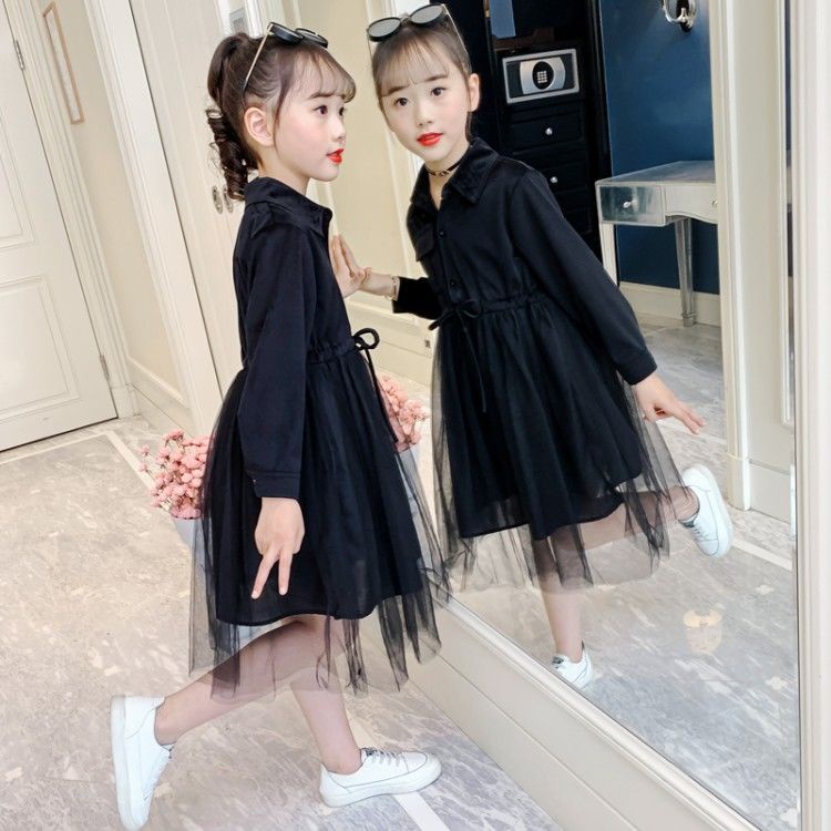 Đầm Tay Dài Dáng Rộng Phong Cách Thời Trang Mới 2022 Cho Bé Gái