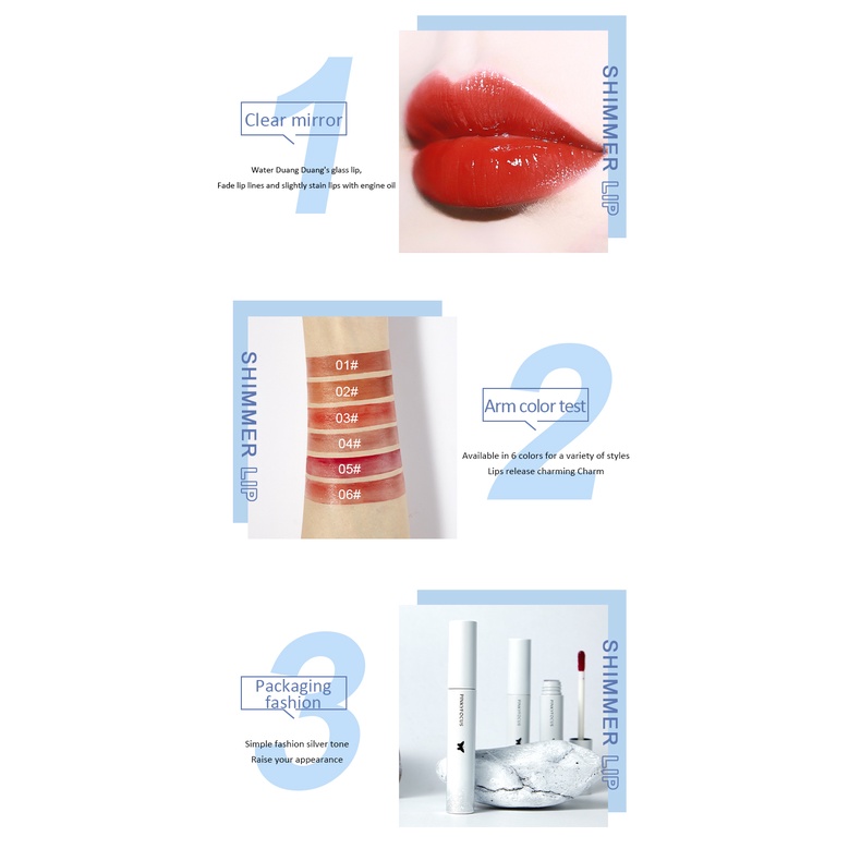 Pudell Butterfly Effect Mirror Lip Glaze 30g