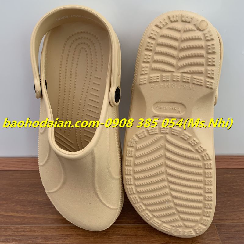Dép phòng sạch, nhà máy siêu nhẹ nhựa Eva E037- Hình thật