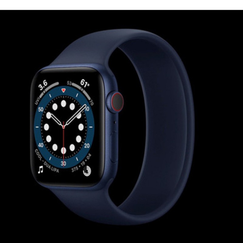 Đồng Hồ Thông Minh New Apple Watch Series 6 GPS - Space Gray Aluminum Case with Black Sport Banb