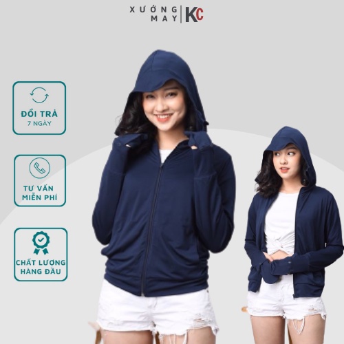 Áo chống nắng thông hơi cao cấp TAY CÚC THÁO RỜI ( kèm túi cuộn )
